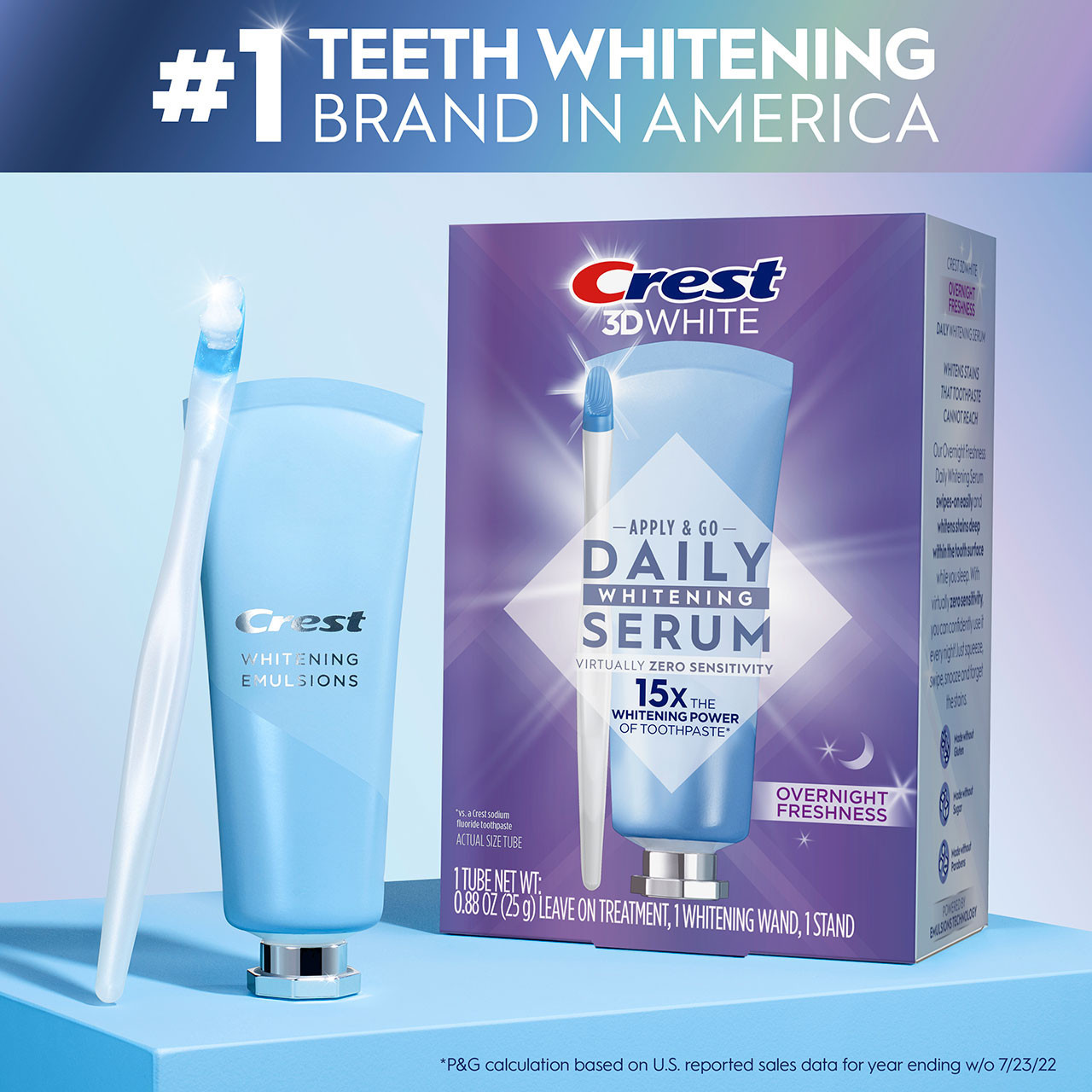 Akcesoria Oral-B 3DWhite Daily Whitening Serum Overnight Freshness Niebieskie | PL_OB97688