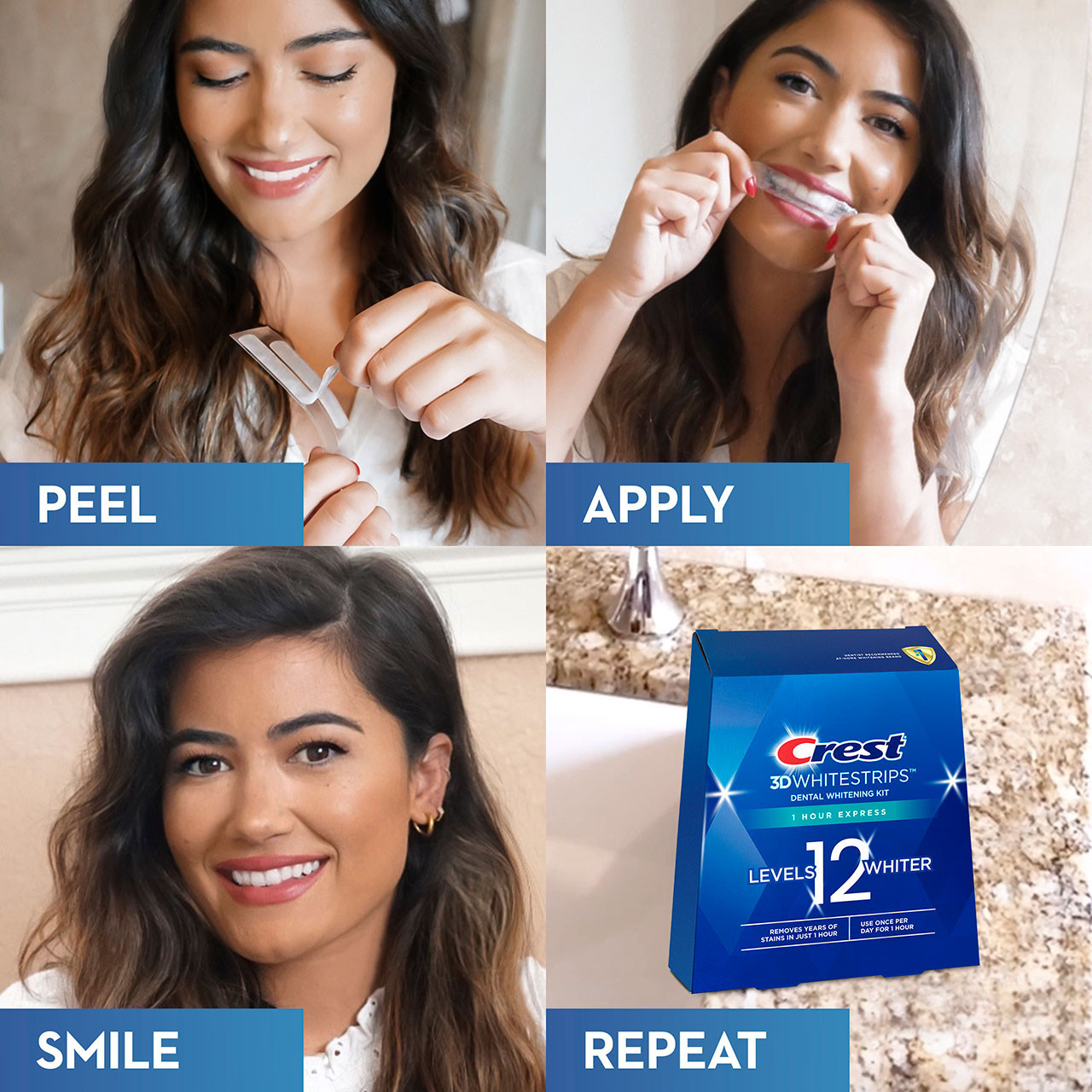 Akcesoria Oral-B 3DWhitestrips 1 Hour Express Niebieskie | PL_OB76145