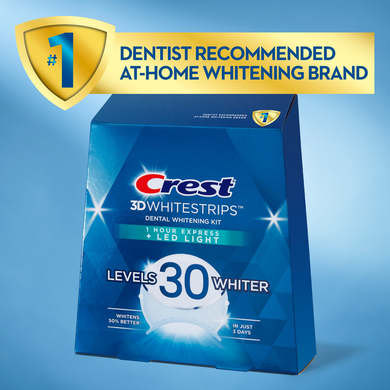 Akcesoria Oral-B Crest 3DWhitestrips Dental Whitening Kit 1 Hour Express + LED Głęboka | PL_OB61242