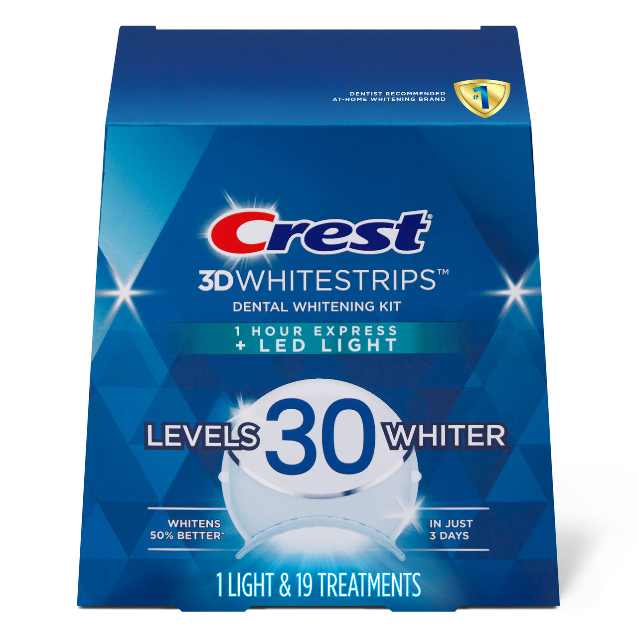 Akcesoria Oral-B Crest 3DWhitestrips Dental Whitening Kit 1 Hour Express + LED Głęboka | PL_OB61242