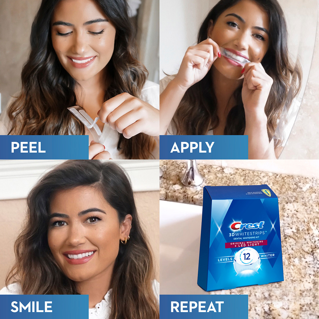 Akcesoria Oral-B Crest 3DWhitestrips Original Plus LED Głęboka | PL_OB65777