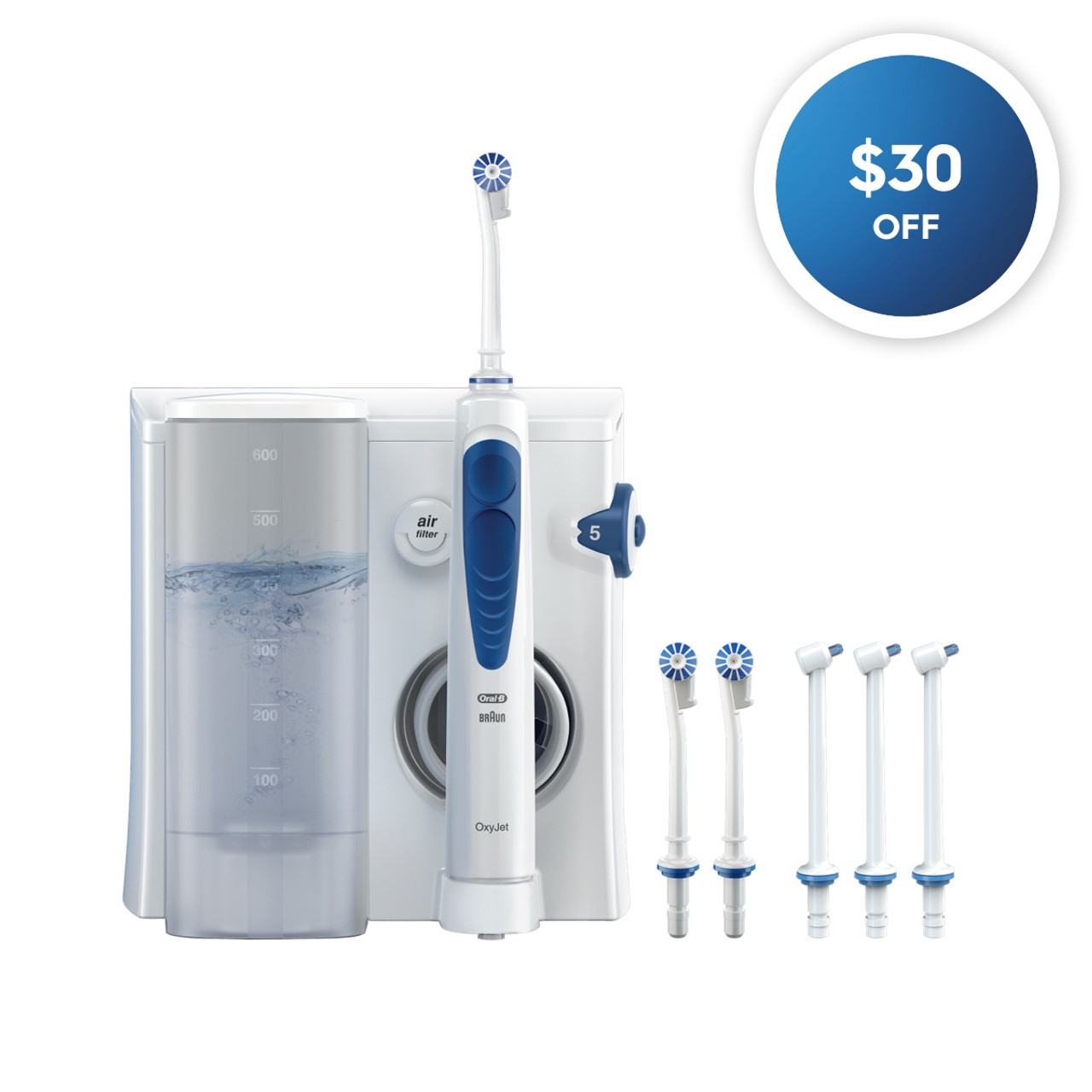 Akcesoria Oral-B Water Flosser Advanced Countertop Irrigator Białe | PL_OB61945