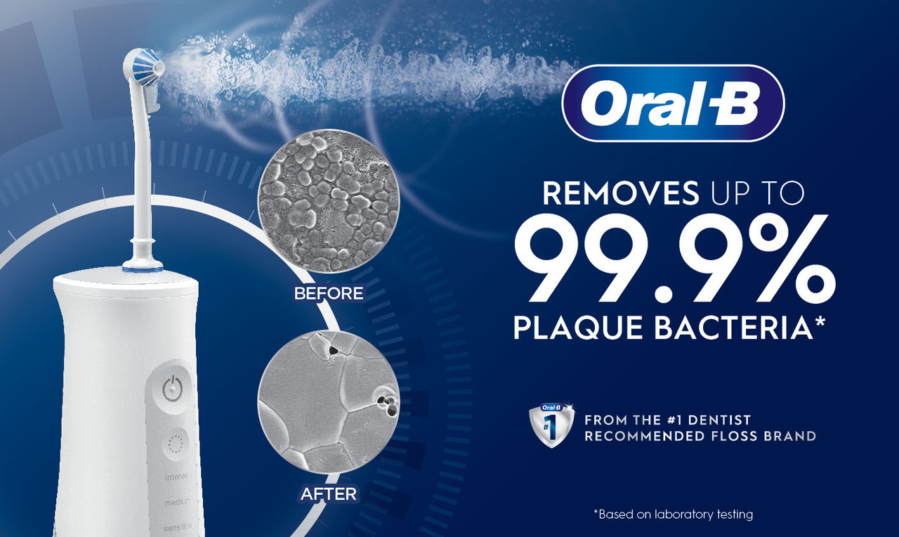 Akcesoria Oral-B Water Flosser Advanced, Portable Oral Irrigator Handle Białe | PL_OB28414