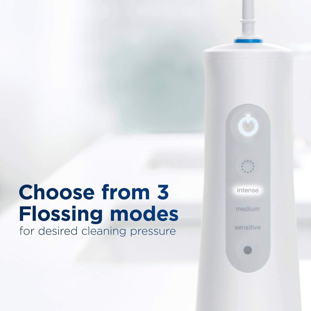 Akcesoria Oral-B Water Flosser Advanced, Portable Oral Irrigator Handle Białe | PL_OB28414