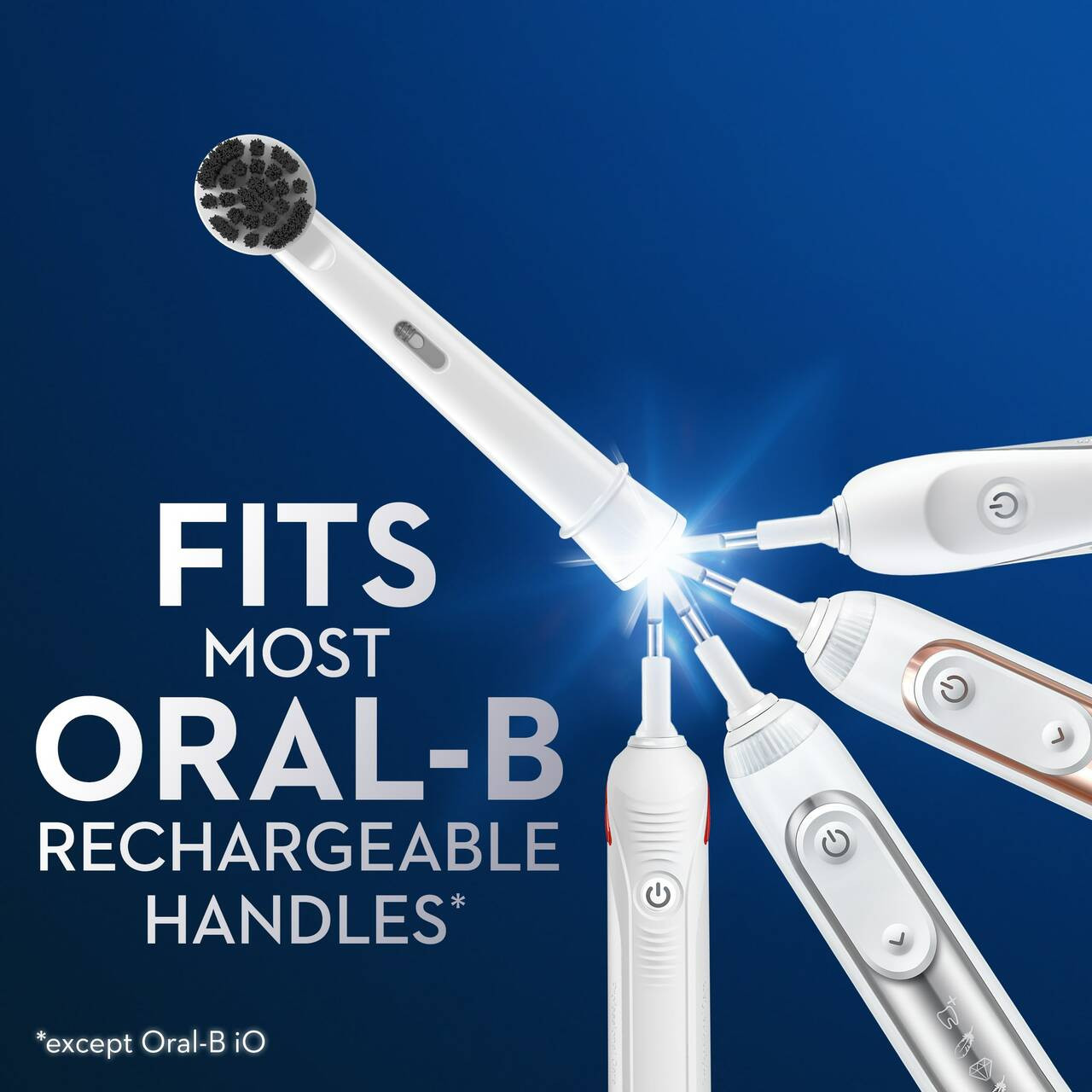 Inne główki szczoteczki Oral-B Charcoal bristles Szare | PL_OB67985