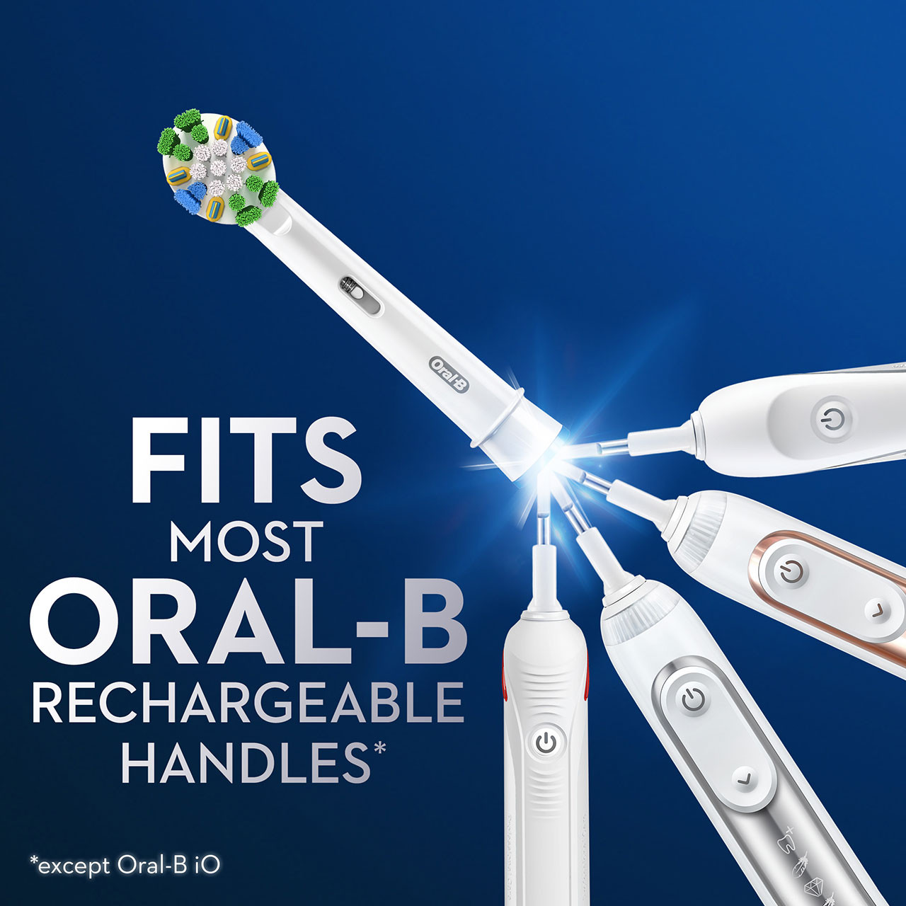 Inne główki szczoteczki Oral-B FlossAction X-Filament Białe | PL_OB96523