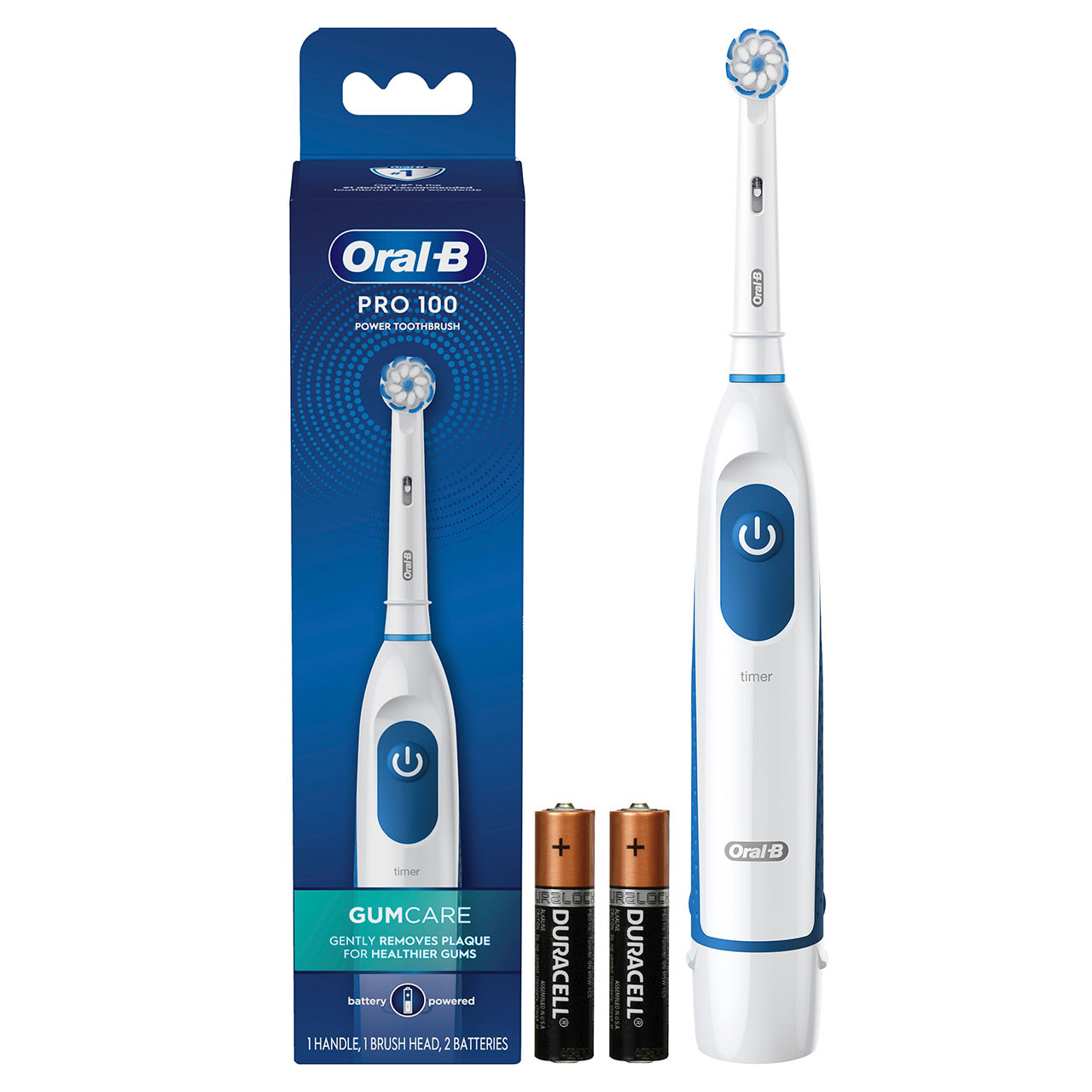 Seria Pro Oral-B Pro 100 Białe Niebieskie | PL_OB64157