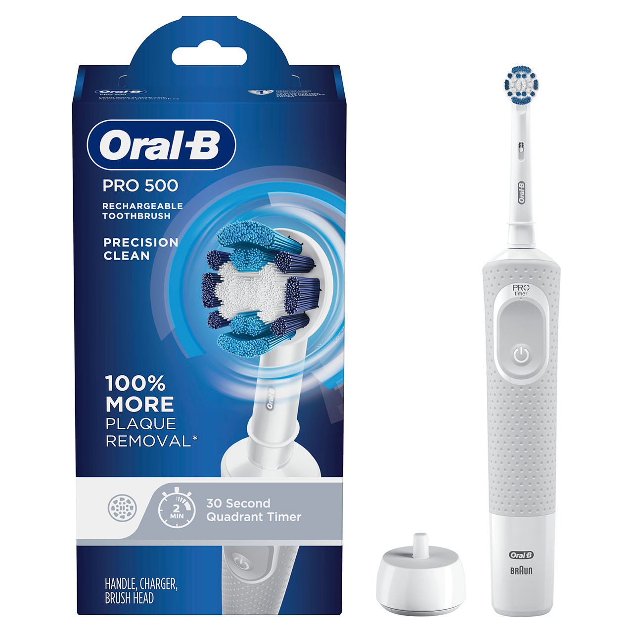 Seria Pro Oral-B Pro 500 Series Białe Szare | PL_OB98569