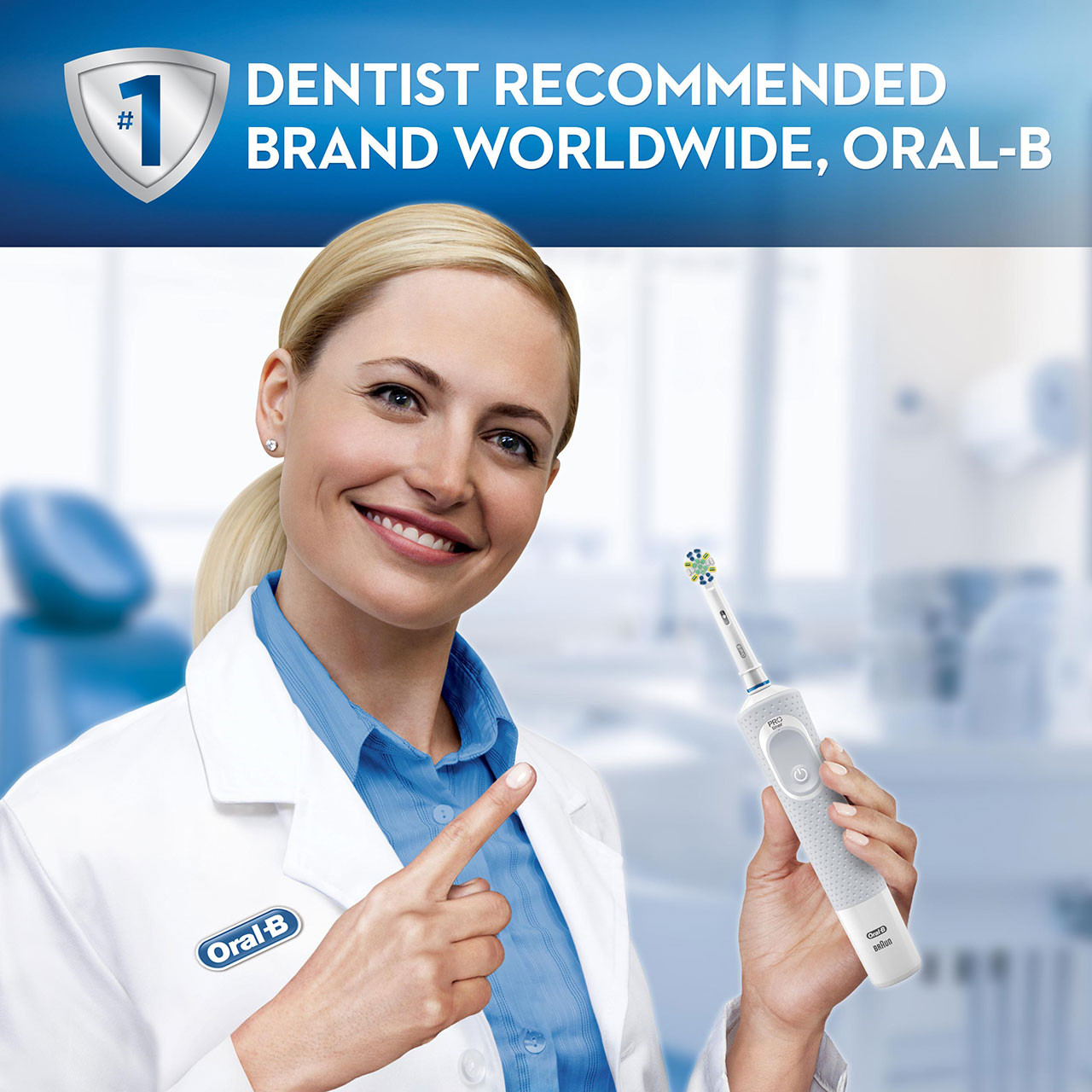 Seria Pro Oral-B Vitality Floss Action Białe | PL_OB22822