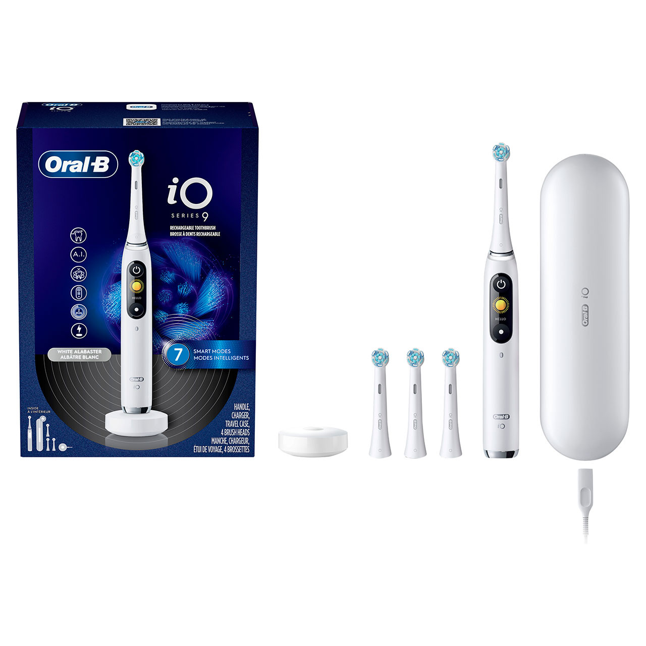 Seria iO Oral-B iO Series 9 Rechargeable Białe | PL_OB86923